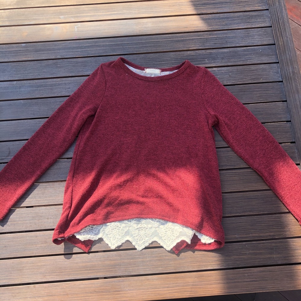 A long sleeve shirt
